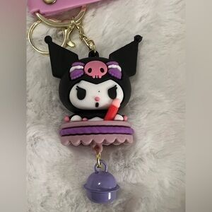 Kuromi Character 3D Keychain/Bag Charm